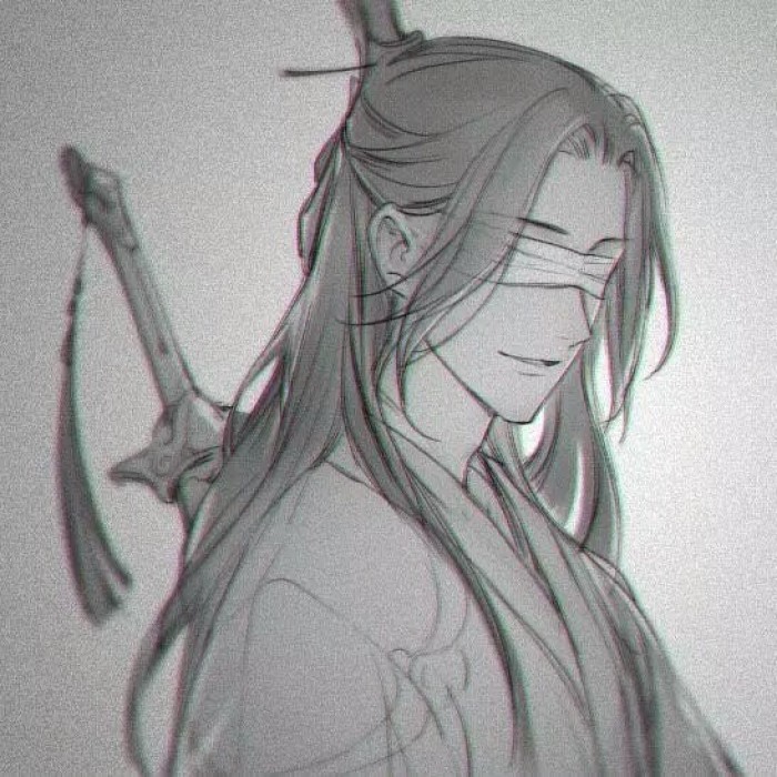 衣裾翩翩·古风头像"我只是经过没停留,月隐前还有路要走"