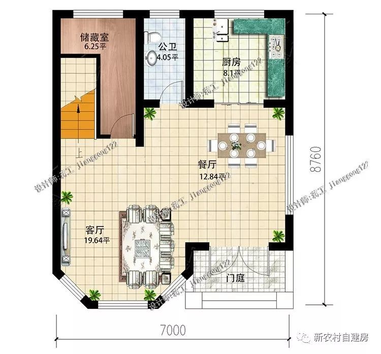 70平的农村小户型别墅,有人喜欢第1款,有人喜欢第5款