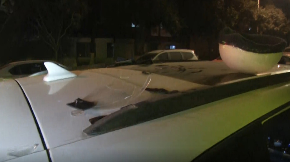 天上掉下怪物砸中车辆 仔细一查结果真是瘆人