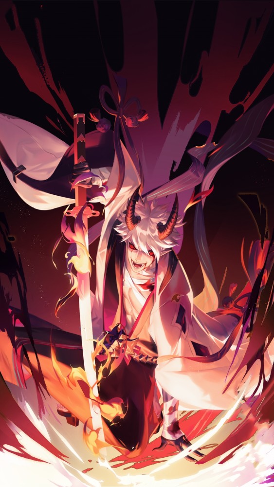 壁纸·阴阳师·炼狱茨木童子专场,小哥哥小姐姐都疯狂