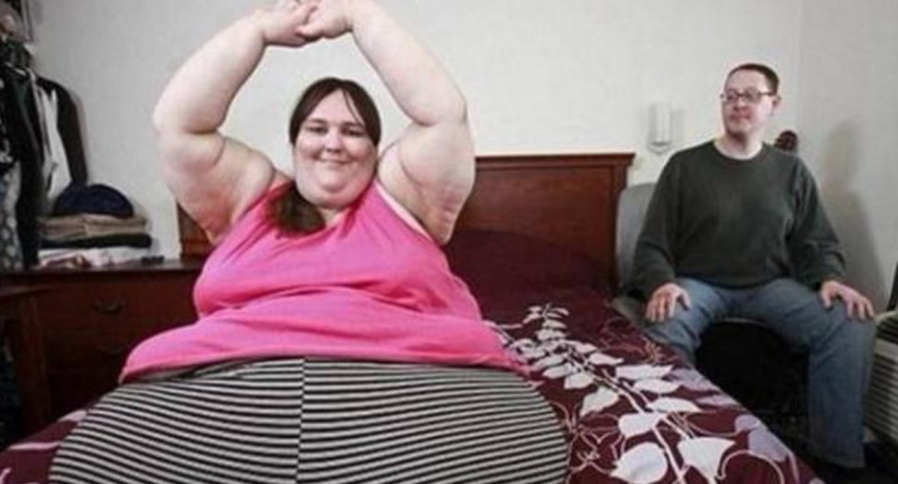体重已经七百斤女子,想要成世界上最胖的人,目标体重一千四百斤