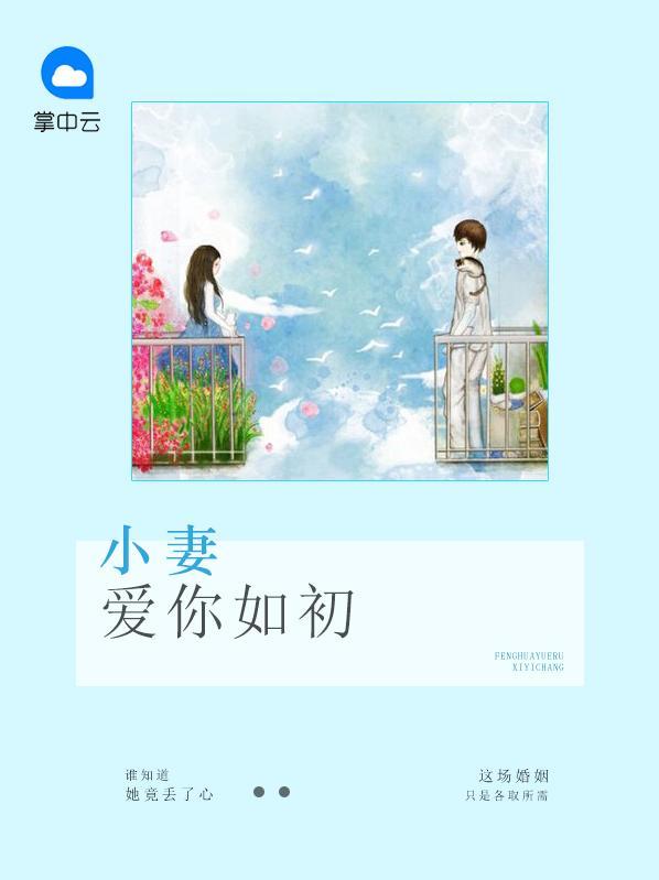 小说:《小妻爱你如初》 字数: 1238768