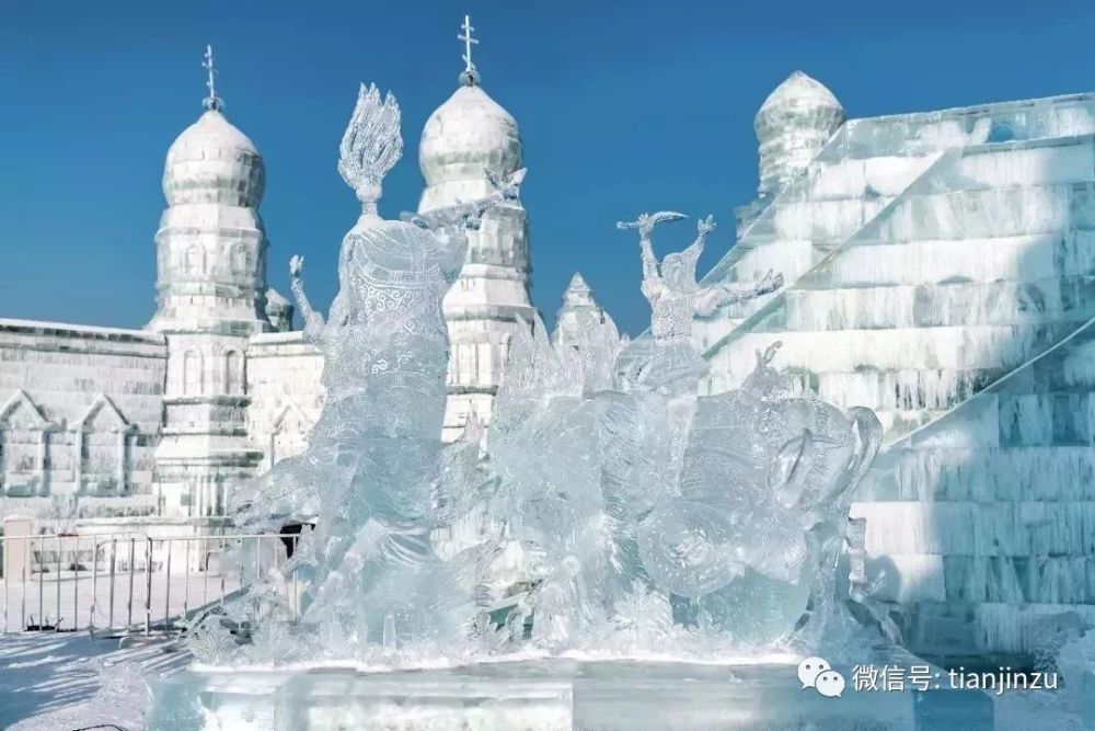 哈尔滨 |冰雪暖年 哈尔滨的冰雕世界闻名,进入冬季的哈尔滨更是美得不