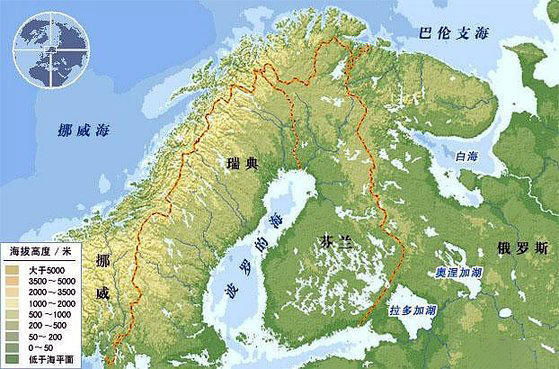 芬兰共和国位于欧洲北部,波罗的海北岸,东接俄罗斯,北交挪威,西北毗