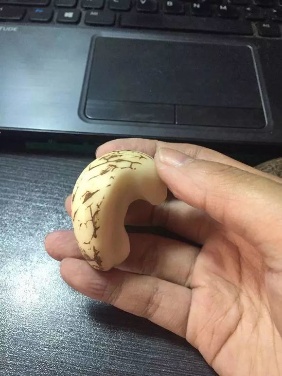 直播象牙果雕刻成"蛇头",属蛇藏友必备的吉祥物!
