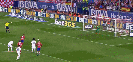 gif看拉莫斯送点 纳瓦斯神扑