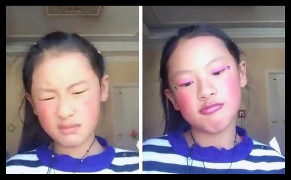 00 后学生化妆前vs化妆后对比 看到最后 堪比社会人 看点快报