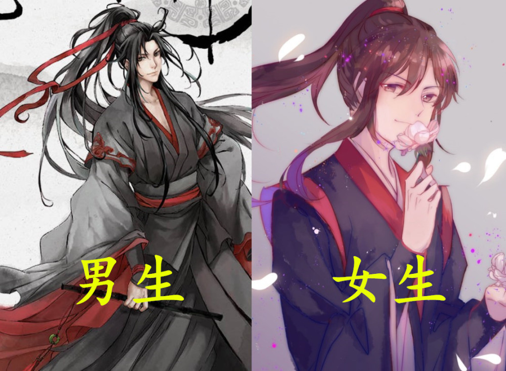 魏无羡,江澄,魔道,蓝忘机,女生