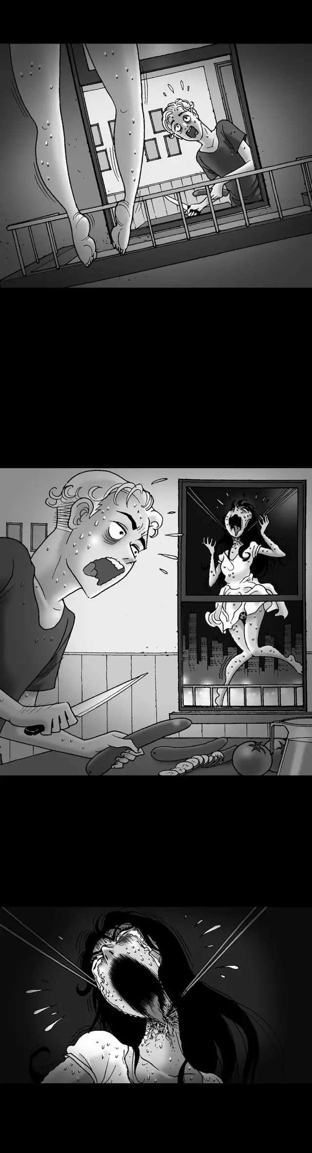 猎奇漫画:恋物癖,女子轻生,男人偷偷取下她的这个东西