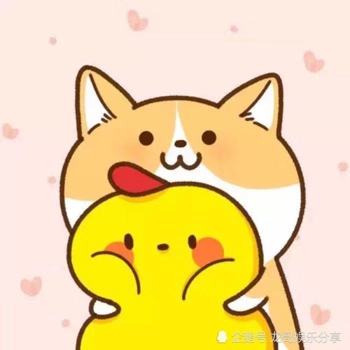 可爱·清新·简笔卡通"闺蜜头像":我和你的关系,比情侣还情侣
