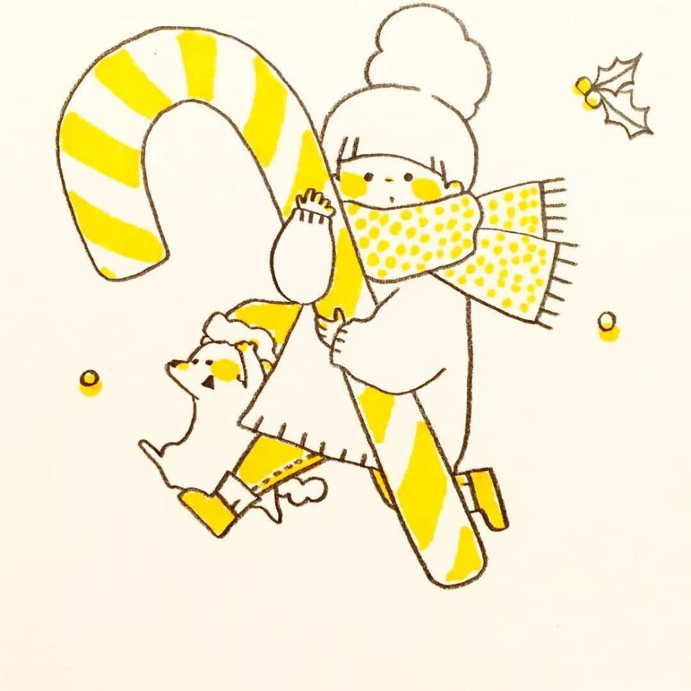 每天学一幅简笔画-冬天情景简笔画,超级暖心,赶紧收藏