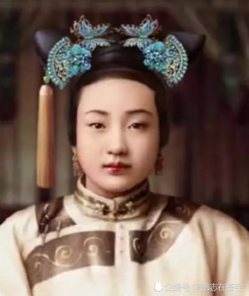 清末罕见后宫妃嫔照,珍妃被复原,才知道她被光绪帝宠爱是值得的