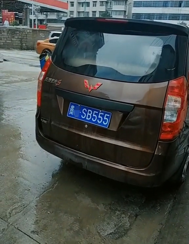 街头偶遇豹子号五菱神车,车牌前二个字母太吸睛,网友