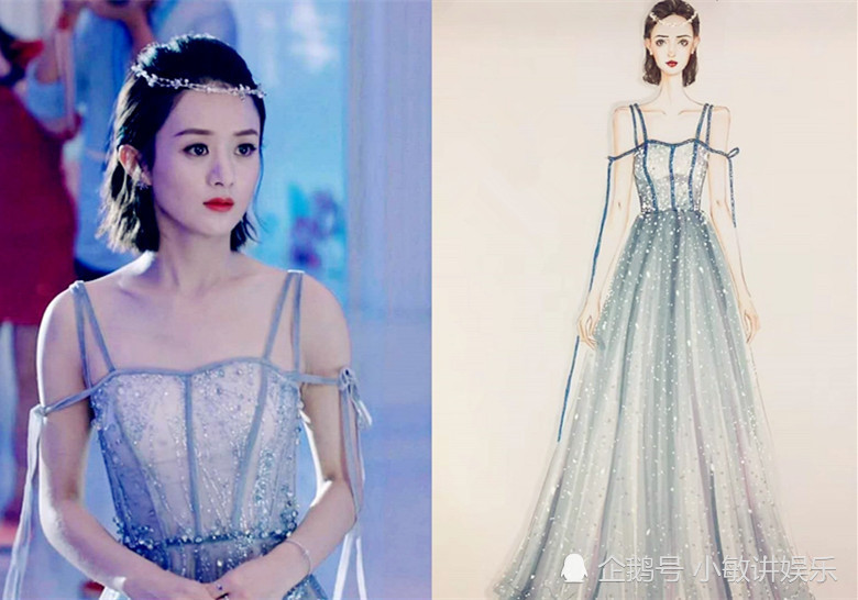 "仙女级"手绘礼服:躲过"云袖纱裙",却被林浅同款美到沦陷!