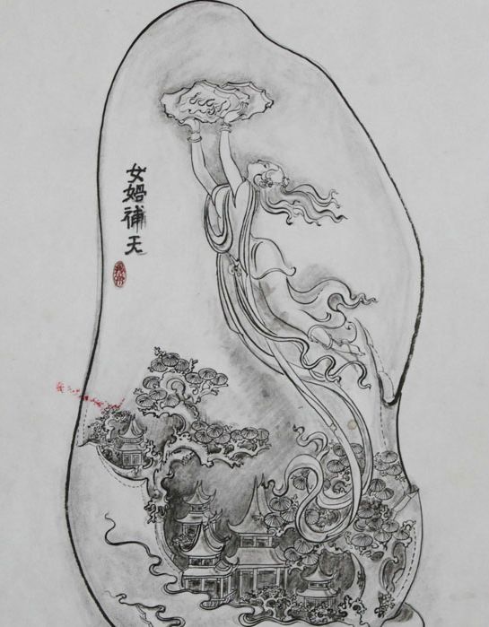 玉雕大师张红哲的手绘画稿欣赏