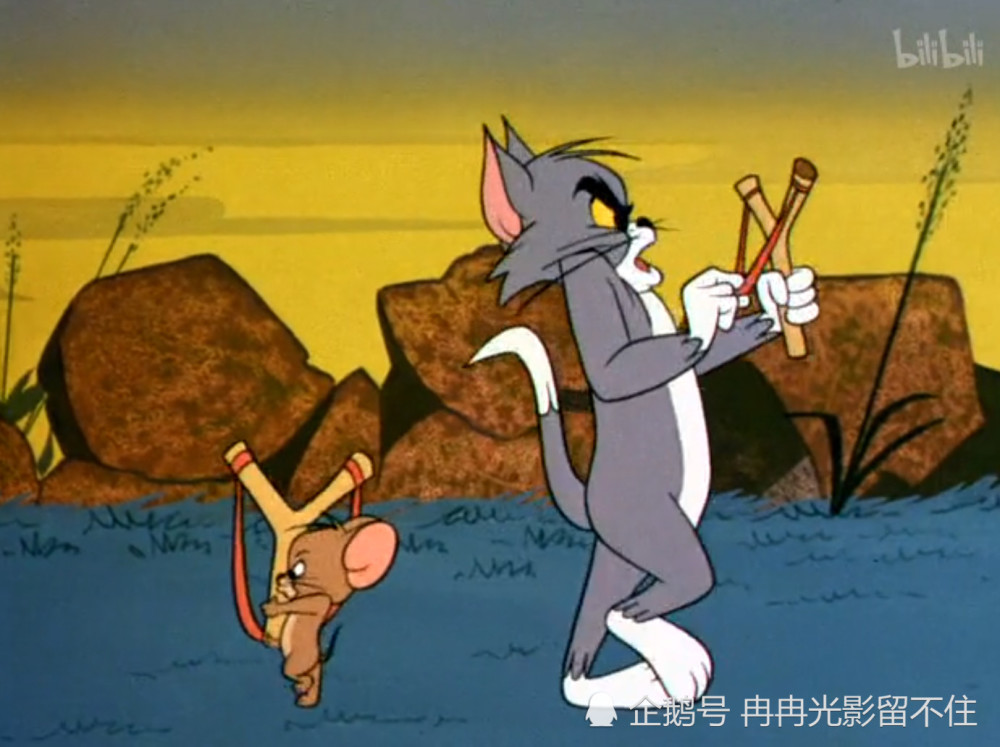 《猫和老鼠》中汤姆和杰瑞准备公平对决,结果令人捧腹