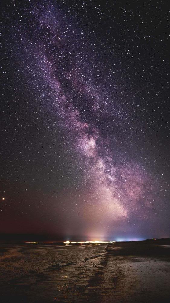 唯美·治愈系星空壁纸:我喜欢星空,因为有一颗星格外像异地的你