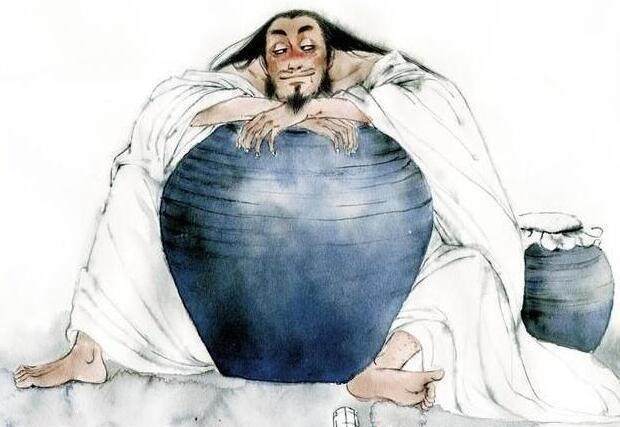 古代第一酒鬼,在酒缸里待了三天,爬出来后说三个字成经典口头禅