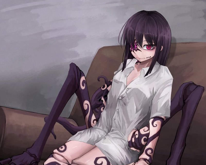 希露薇新作《人外娘蛊惑幼虫》,路上见到诡异生物真想捡回家养吗