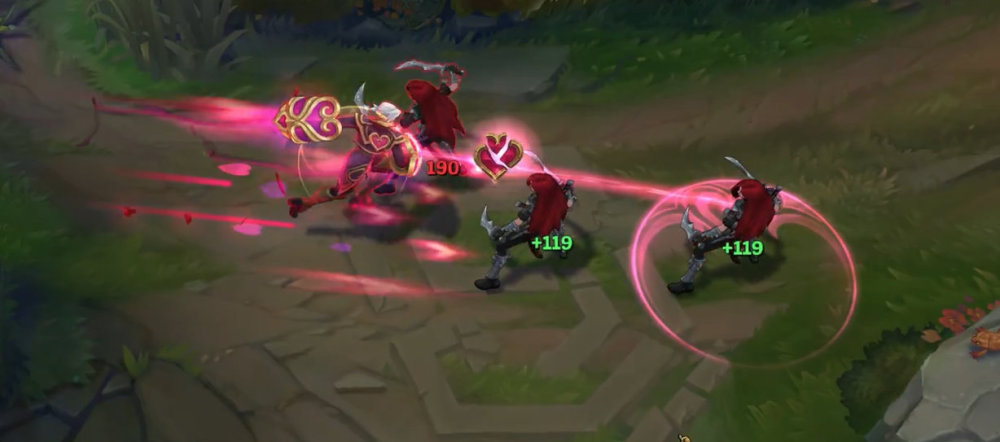 除了新英雄和春节皮肤,LOL情人节皮肤也来了