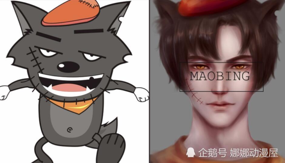 动漫,二次元,喜羊羊与灰太狼,拟人