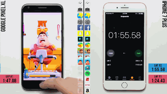 Pixel和iPhone比速度 結果蘋果把谷歌秒成渣
