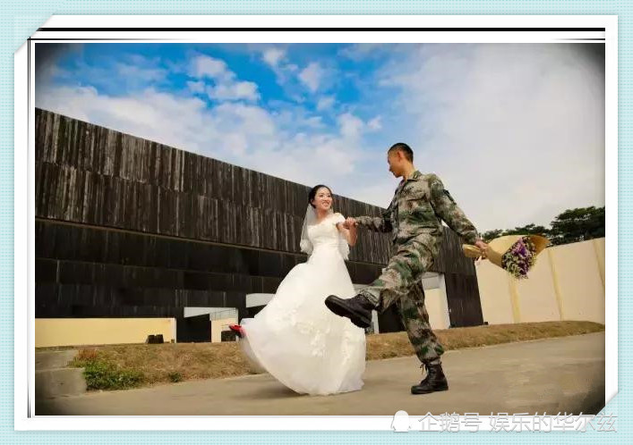 婚纱照,军装,拍照,模特婚纱