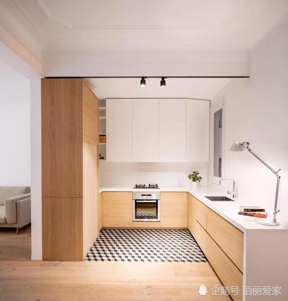 原木色系·l型厨房5
