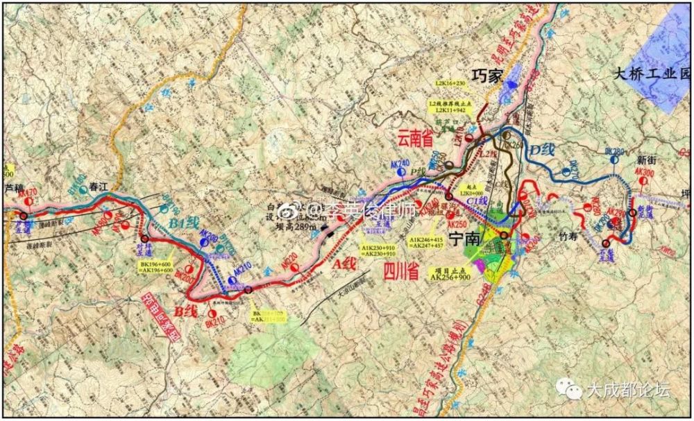 g4216 线宜攀高速金阳至宁南段详细路线