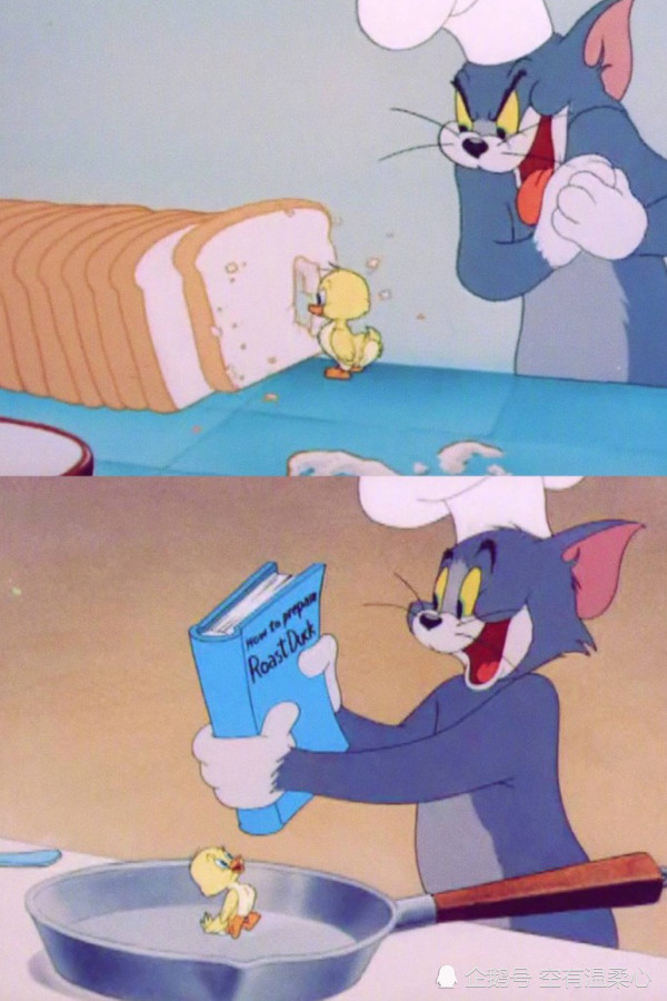 猫和老鼠·语录壁纸:真正的默契,一个故意等候,一个恰好松手