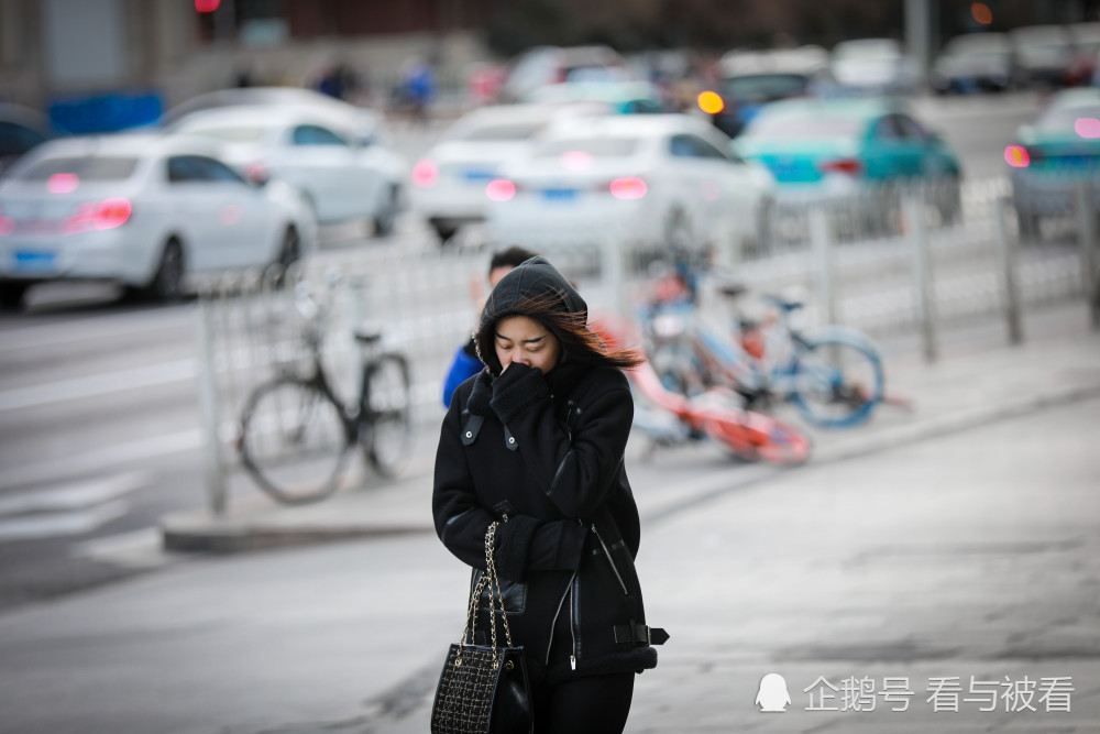 天津迎大风降温 小姐姐不惧严寒秀美腿