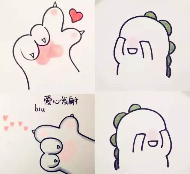 超甜腻简笔画 愿你待我如初 疼我入骨 别把我弄丢了 看点快报