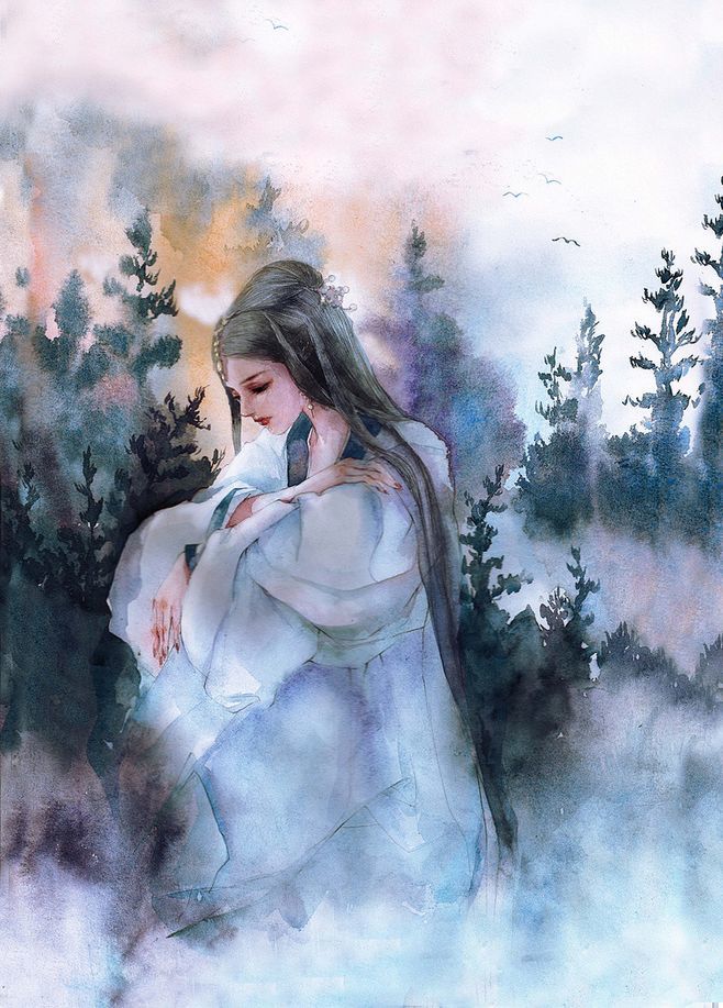 风华绝代·古风壁纸:"愿我如星君如月,夜夜流光相皎洁