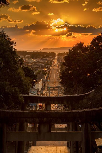 福冈县福津市 宫地狱神社 看点快报