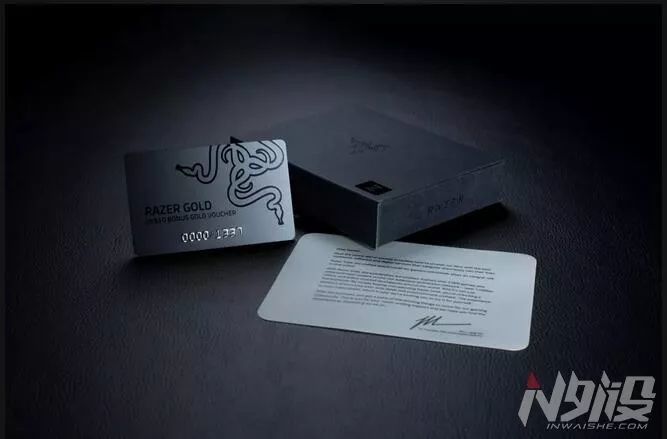 非卖限量1337 雷蛇推出razer gold纪念黑卡