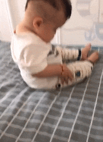 gif搞笑趣图:听说这东西很危险会爆炸也不知道是不是真的!