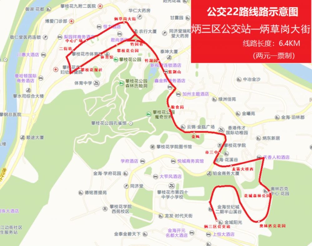 攀枝花新增4条公交线路,更多调整详情就在这里