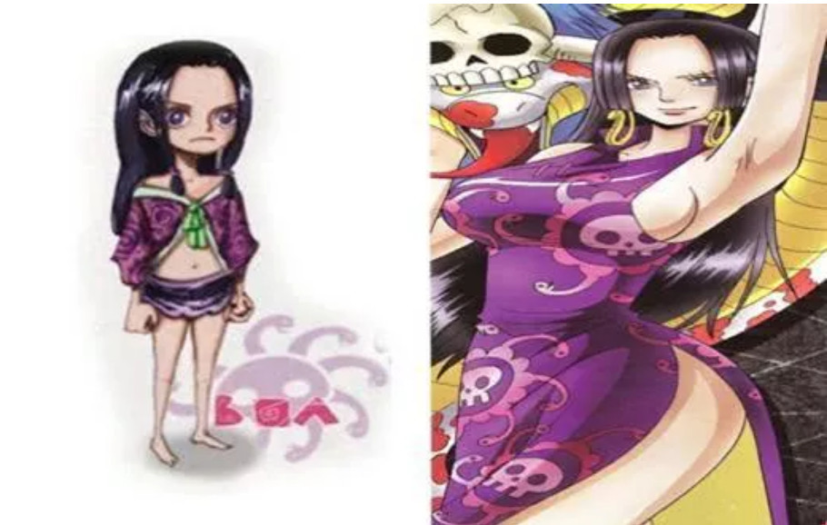 海贼王:那些小时候可爱,长残了的七武海,只有女帝成了