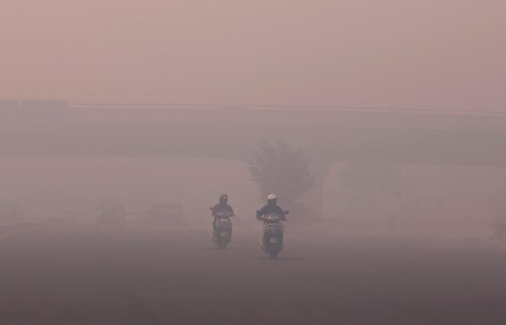 印度PM2.5爆表