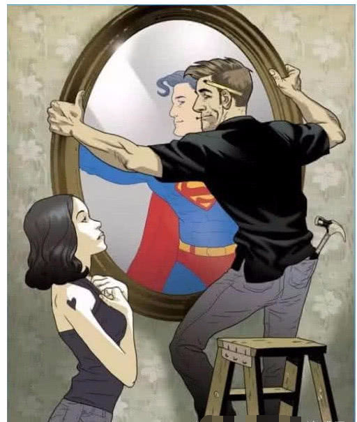 越看越肮脏的人性图:镜子里的超人,人身狗头的真实面目