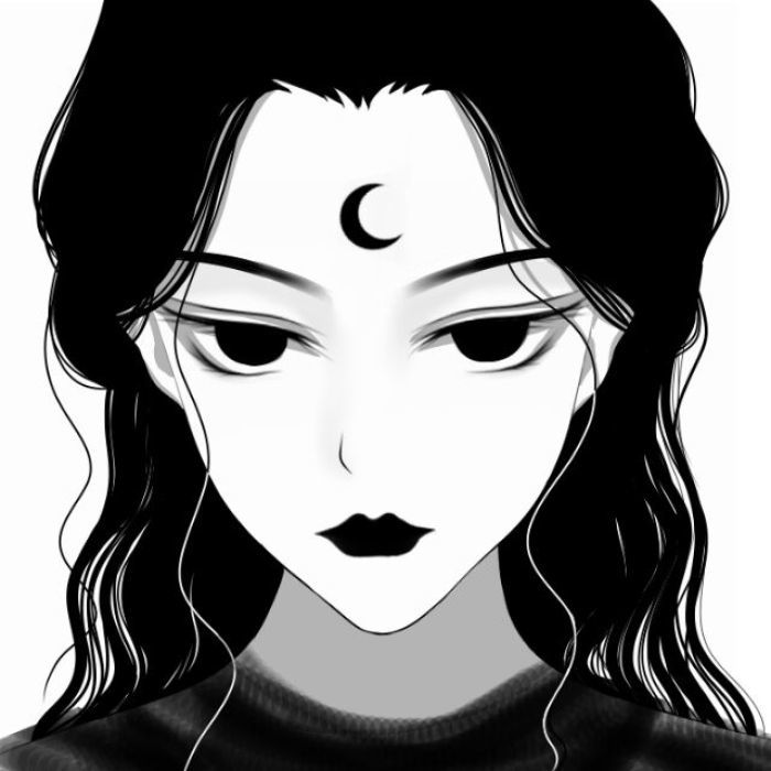 暗黑系动漫女生头像:最适合高冷的你使用