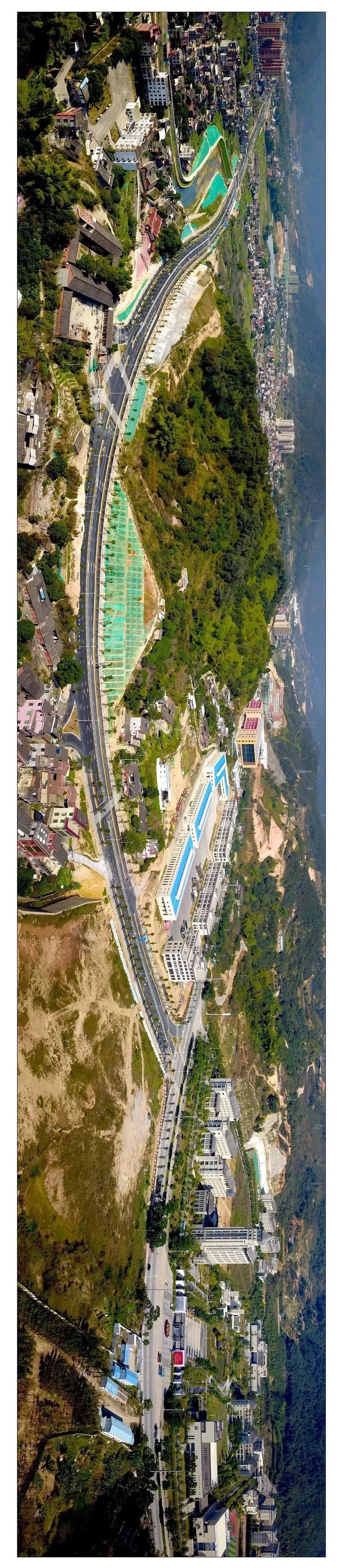 参洋片区东西大道航拍图