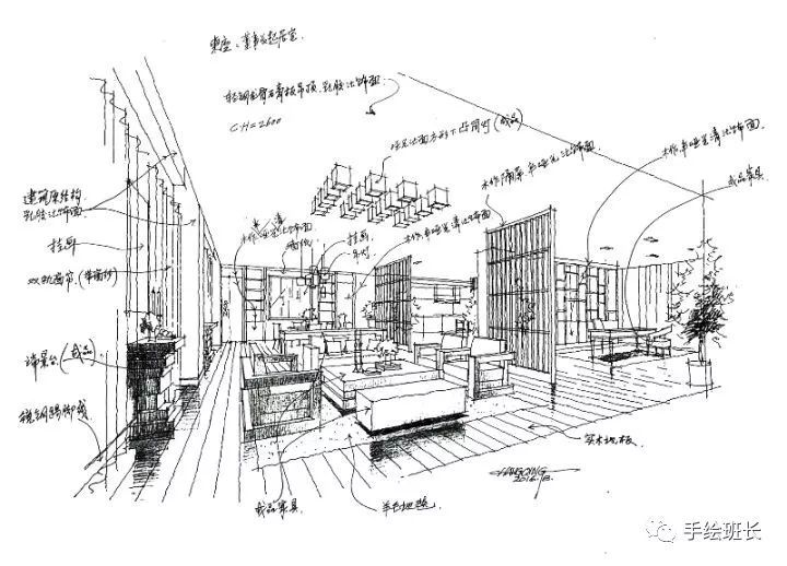 如何绘制室内设计手绘草图,让你的设计方案更加完美