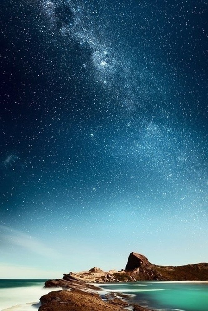 日落影 月流华 风景壁纸 陪你数星星 一直数到天的尽头 看点快报