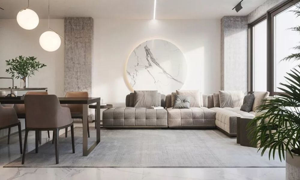 大白墙看腻了?试试这些挂画,让你家沙发背景墙