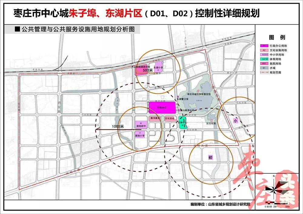 市中新城区最新规划图出炉,来看看未来的朱子埠是啥样