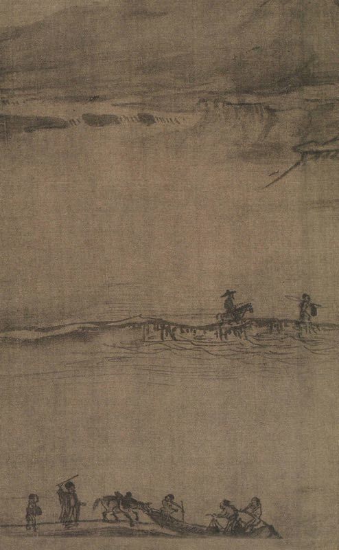 宋代山水赏析:渔父图-许道宁