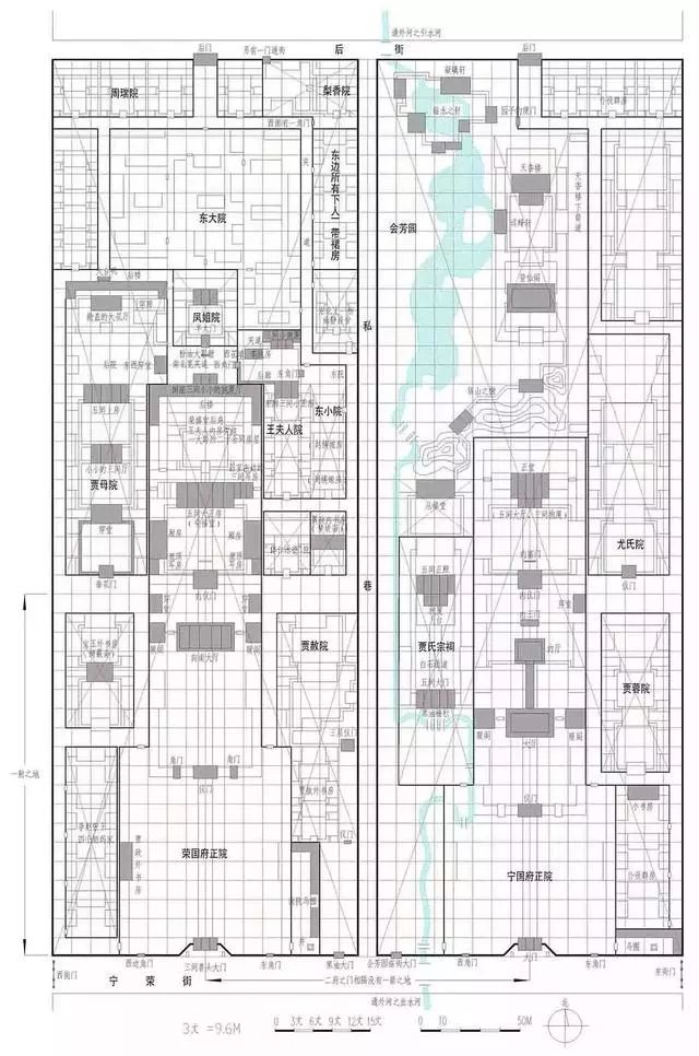 红楼梦建筑手绘:还原大观园