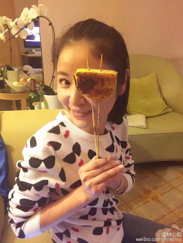 林心如怀孕7个月, 只长肚子不长肉的方法大曝