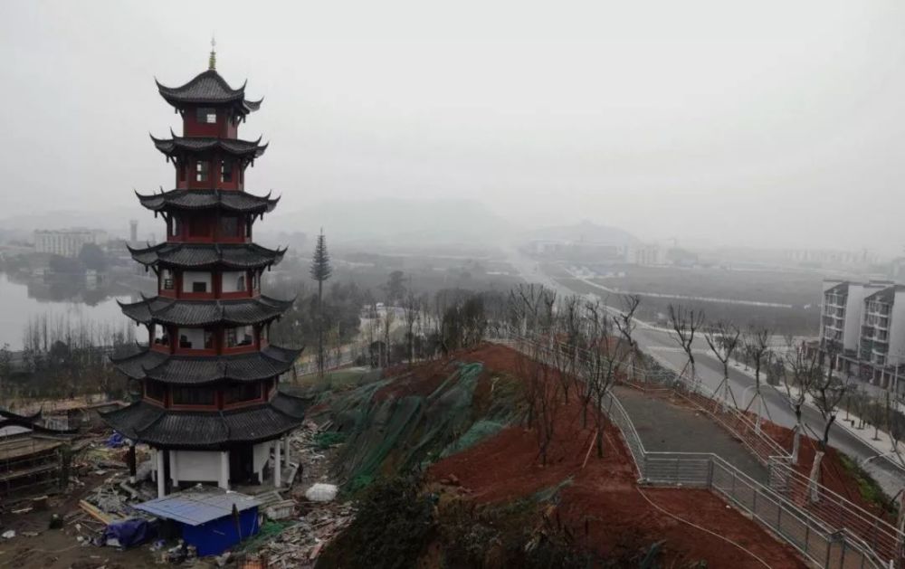 梁平著名古景"垂云北观"复活啦!春节一定去看看